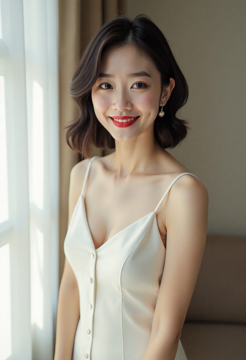 女孩和同学进行趣味问答