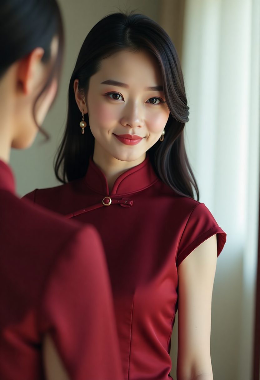 女生制作定格动画场景