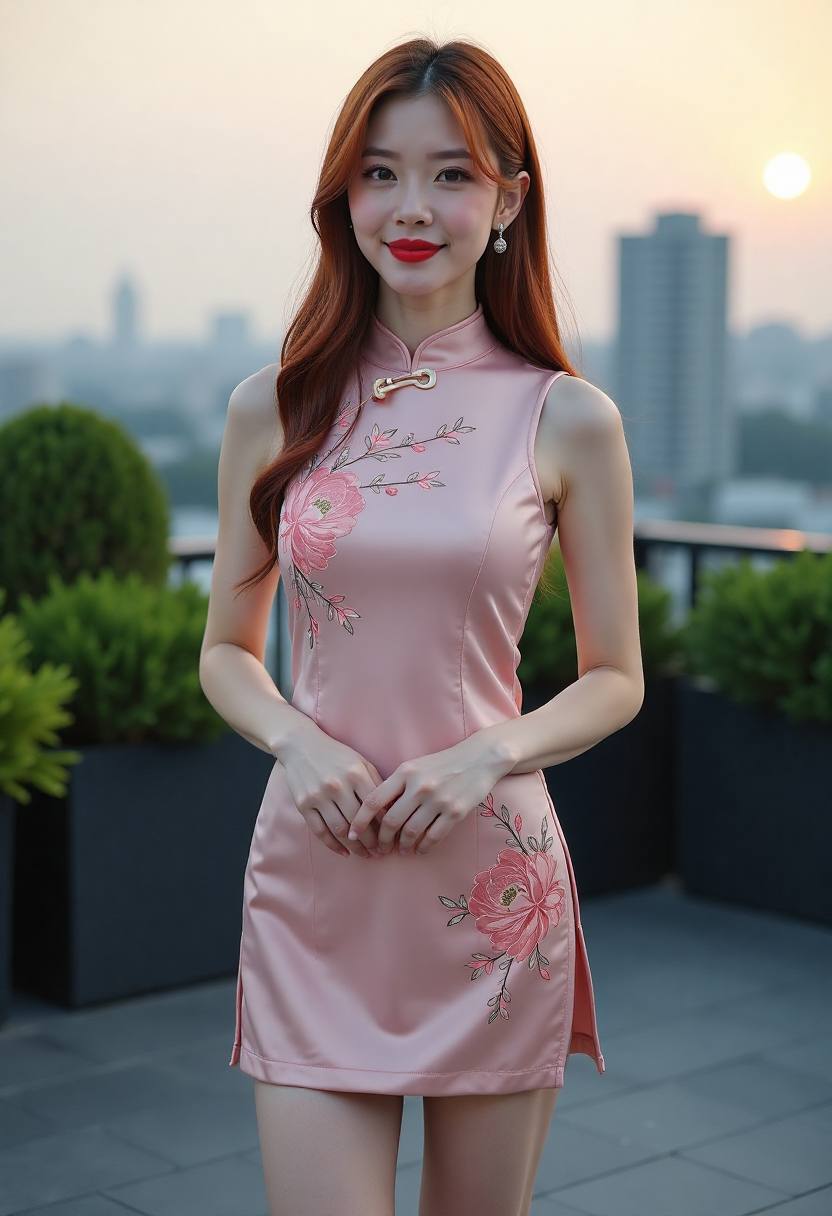女生拍摄校园社团活动花絮